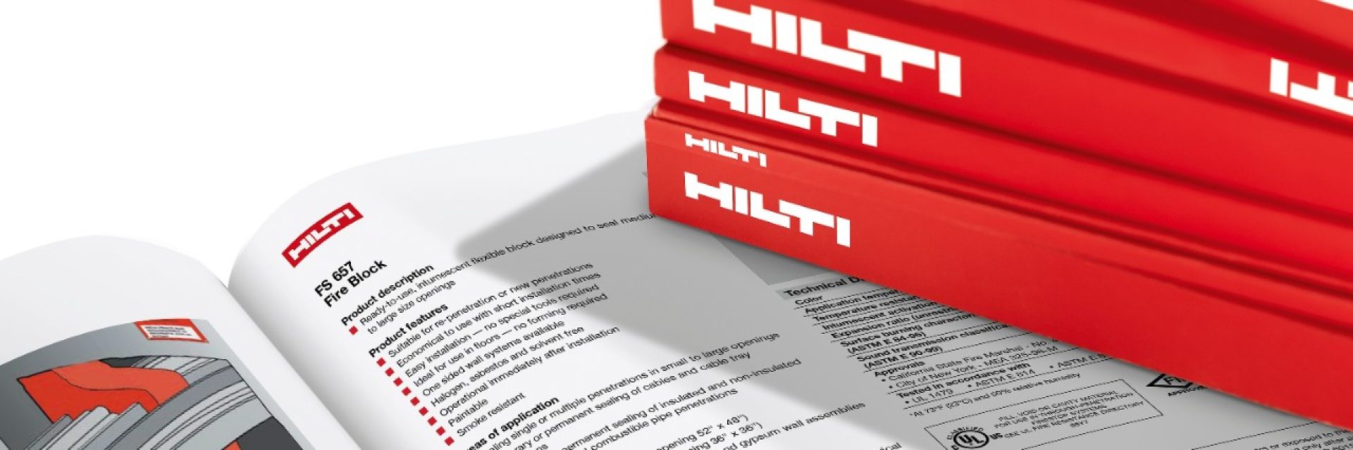 Hilti firestop technical literature