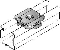 Планка за скоби за тръби MQA-S Галванизирана планка за скоби за свързване на резбовани компоненти към инсталационни шини MQ/HS