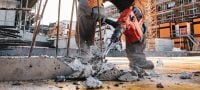 Безкабелна ударно-пробивна машина TE 60-22 Мощна безкабелна ударно-пробивна машина SDS Max (TE-Y), с много добро съотношение мощност/тегло за тежко натоварване при пробиване и къртене в бетон и зидария (платформа Nuron) Приложения 3