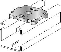 Базова планка MQZ-L-R Перфорирана плоча от неръждаема стомана (А4) за висящ монтаж и анкериране