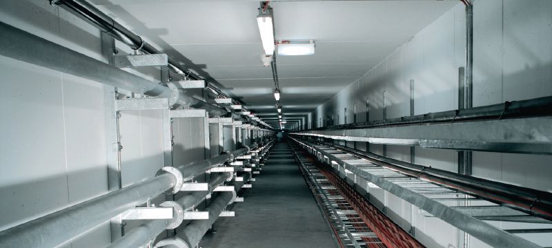 Image 3 of 4: HSA-F HDG сегментен анкер Високо ефективен клинов дюбел за ежедневни статични натоварвания в ненапукан бетон (горещо поцинкован) Приложения 1