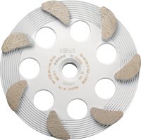 Диамантен чашков диск за фино шлифоване SPX (за DG/DGH 150) Диамантен чашков диск с най-високи показатели за системата за диамантено шлифоване DG/DGH 150 – за довършително шлифоване на бетон и естествен камък