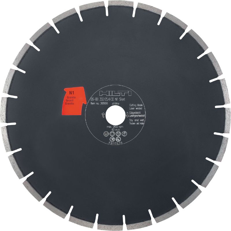 DS-BB N1 диск за настолна машина Висококачествен безшумен диамантен диск намалява шума до 50% – проектиран за рязане на гранит и клинкер