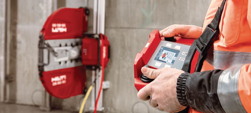 SPX MCL Equidist стенорезна система (60H: пасва на Hilti и Husqvarna®) Диск за стенорезна машина с най-високи експлоатационни характеристики (15 kW) за висока скорост на рязане и по-дълъг експлоатационен живот в стоманобетон (вал 60H съответства на стенорезни машини Hilti и Husqvarna®) Приложения 1