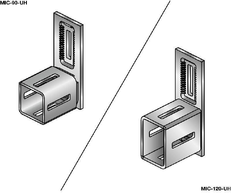 Конектор MIC-UH Стандартен горещо поцинкован (HDG) конектор за закрепване на MI трегери един за друг