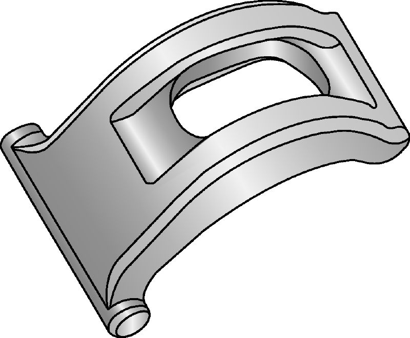Притискаща челюст MQT Притискаща челюст за закрепване на инсталационни шини към стоманени греди без пробиване или заваряване