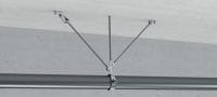 Конектор за скоба на шпилка MQS-H Поцинкован предварително сглобен конектор за скоба на шпилка с увеличено регулиране на ъгъла за свързване на 2 шпилки за широк диапазон сеизмични приложения Приложения 2
