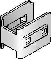 Конектор MIQC-SC Горещо поцинкован (HDG) конектор, използван с основни плочи MIQ за свободно позициониране на трегера