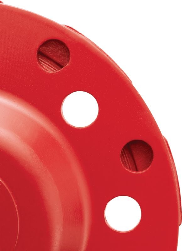 SPX абразивен диамантен чашков диск Диамантен чашков диск за ъглошлайфи с най-високи експлоатационни показатели – за шлифоване на пресен и абразивен бетон