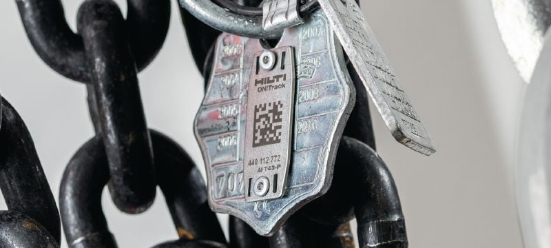 AI T34-P Много здрав етикет от неръждаема стомана с висока устойчивост на механично въздействие и изтъркване, оборудван с няколко опции за закрепване за гъвкавост на приложението Приложения 1