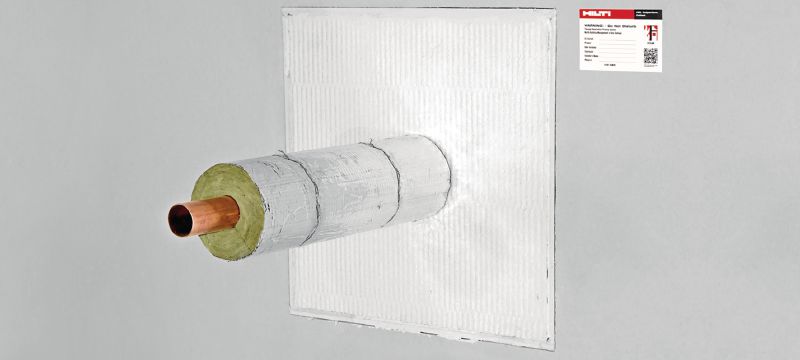 Пожарозащитен панел CFS-CT B Панел с пожарозащитно покритие, подходящ за системи с двойни панели EI120. Приложения 1