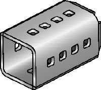 MIC-SC Горещо поцинкован (HDG) конектор, използван с основни плочи MI за свободно позициониране на трегера