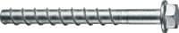 HUS4-H 8/10/12/14/16 винтов дюбел Винтов дюбел с най-високи експлоатационни характеристики за бързо и икономично закрепване към бетон (въглеродна стомана, шестостенна глава)