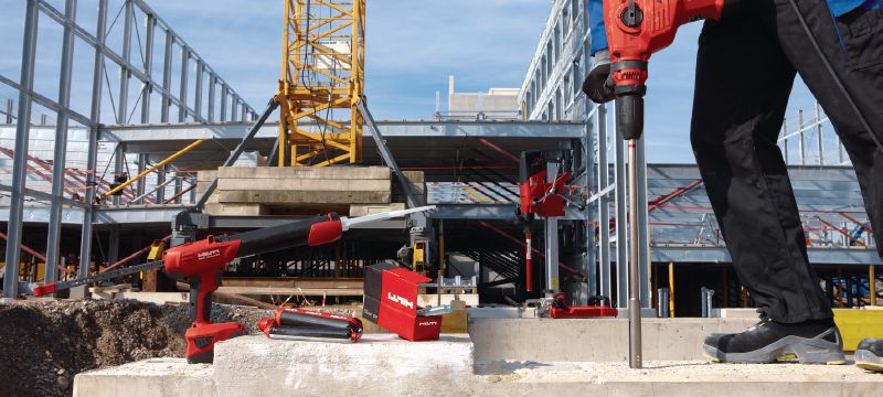 TE-YRT инструмент за награпяване на отвори Инструмент за придаване на грапавост за диамантено пробити отвори в бетон Приложения 1