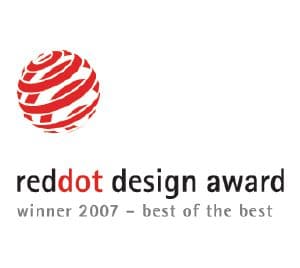                На този продукт е била присъдена наградата за дизайн „Червена точка“ (Red Dot) „Най-добър от най-добрите“.            