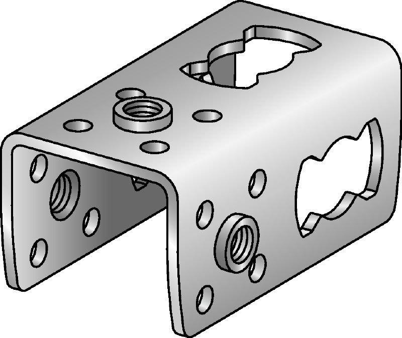 Конектори MQ3D-F Горещо поцинковани (HDG) елементи за монтаж на триизмерни конструкции на място на обекта