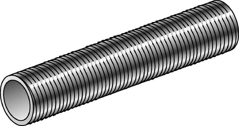 Резбовани тръби GR-G Резбовани тръби от неръждаема стомана (А4), използвани като принадлежност за множество приложения
