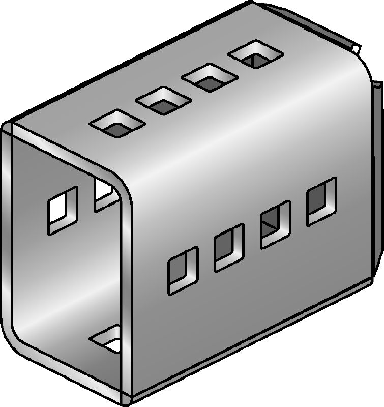 Конектор MIC-SC Горещо поцинкован (HDG) конектор, използван с основни плочи MI за свободно позициониране на трегера