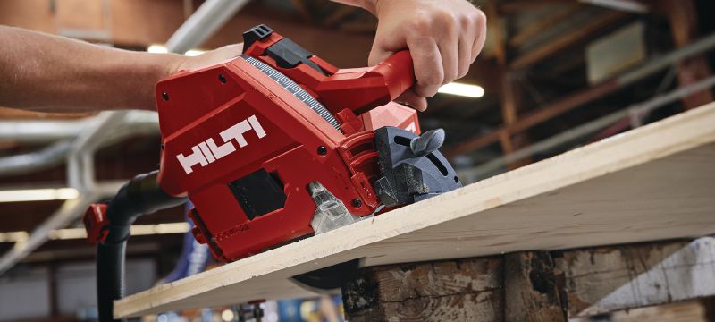 SC 6WP-22 Cordless plunge saw Precision plunge circular saw with high dust capture rate for clean and controlled, straight cuts in wood up to 53 mm│2-1/8” depth with guiderail Приложения 1