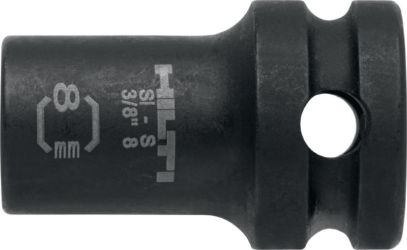 SI-S 3/8 къс накрайник за гайковерт 3/8 (инча) къс накрайник за ударен винтоверт за затягане на болтове и анкери