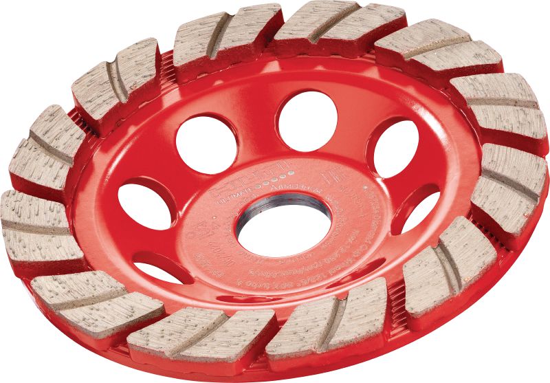 Диамантен чашков диск за шлифоване SPX Turbo A Най-добрият диамантен чашков диск за шлифоване за високоефективно шлифоване на бетон, замазка и естествен камък без надраскване