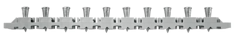 Пирони за метални покрития (магазинирани) X-ENP MXR Магазинирани пирони за закрепване на метални покрития към стоманени конструкции със стоящи пистолети за пирони за директен монтаж