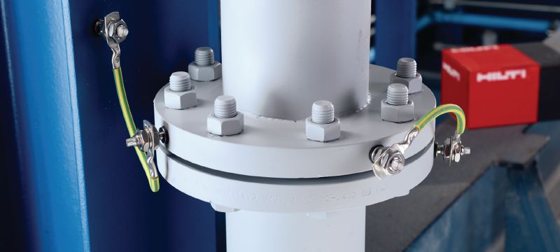 Шпилка S-BT-ER HL Шпилка (неръждаема стомана, метрична или инчова резба) за електрически връзки върху стомана във високо корозивни среди Приложения 1