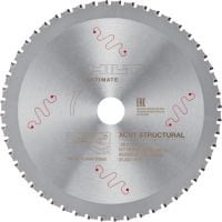 Диск за циркуляр за структурна и неръждаема стомана X-Cut Високопроизводителен диск за циркуляр с металокерамични зъби за по-бързо и дълготрайно рязане на структурна стомана, включително неръждаема стомана