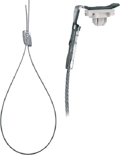 Таванна скоба X-HS W MX Таванна кука от метална жица за електрически/механични закрепвания за леки натоварвания към тавани и употреба с магазинирани пирони